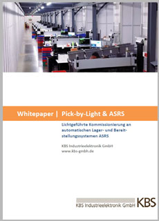 Titelbild KBS White Paper zu Pick by Light und ASRS